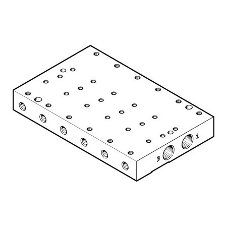 Festo Manifold Rail VABM-P7-18MB-G18-M5-6 VABM-P7-18MB-G18-M5-6